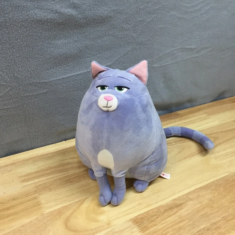 Ty Secret Life of Pets Chloe the Cat Plush Purple Tabby Stuffed Animal Movie Toy